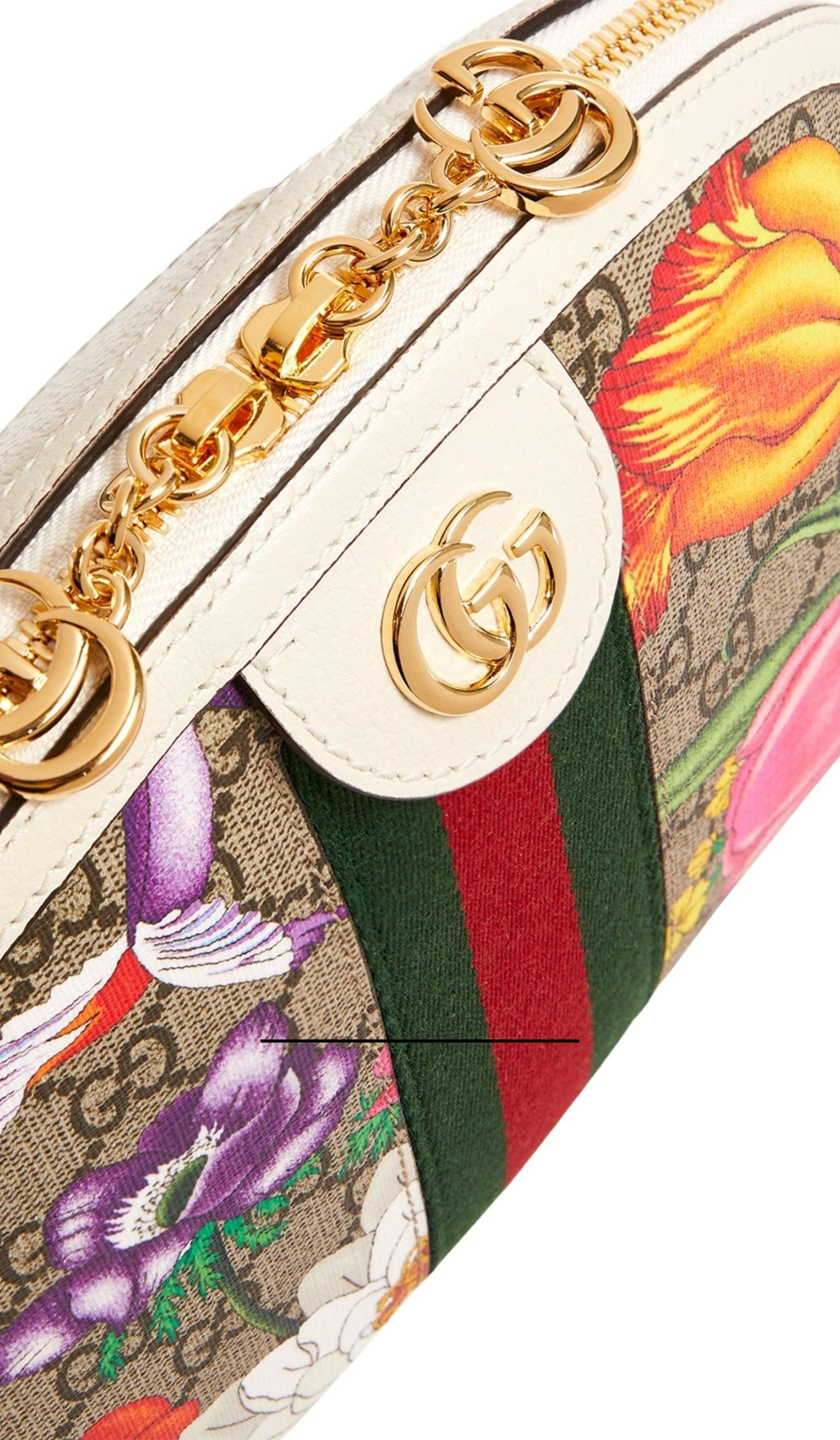 Small Ophidia Flora Shoulder Bag - 6