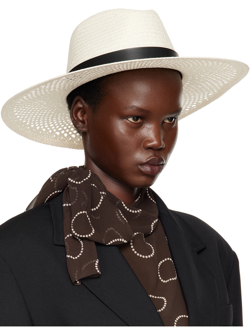 White Sidney Panama Hat - 2