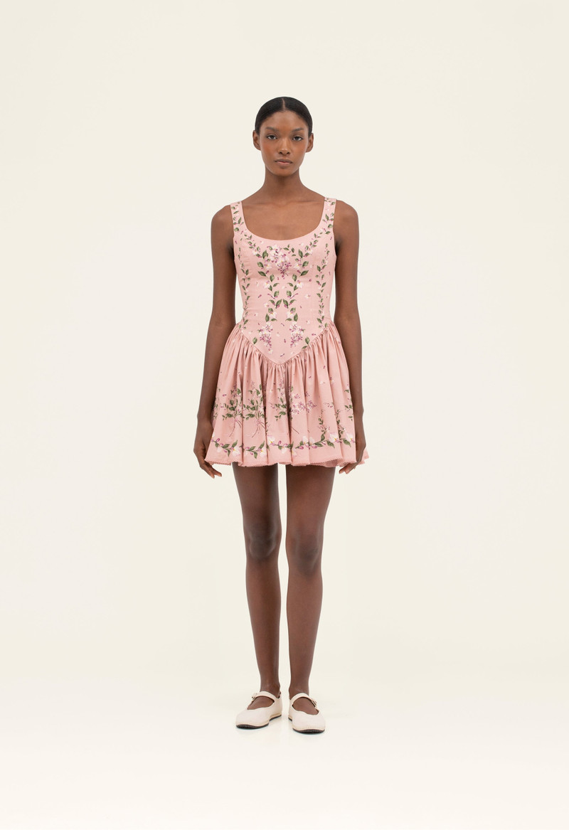 Agua by Agua Bendita Pluma Wisteria Mini Dress outlook