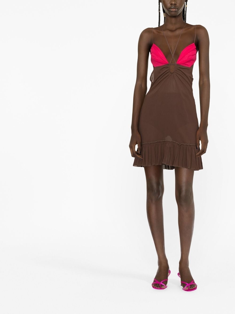 front keyhole minidress - 2