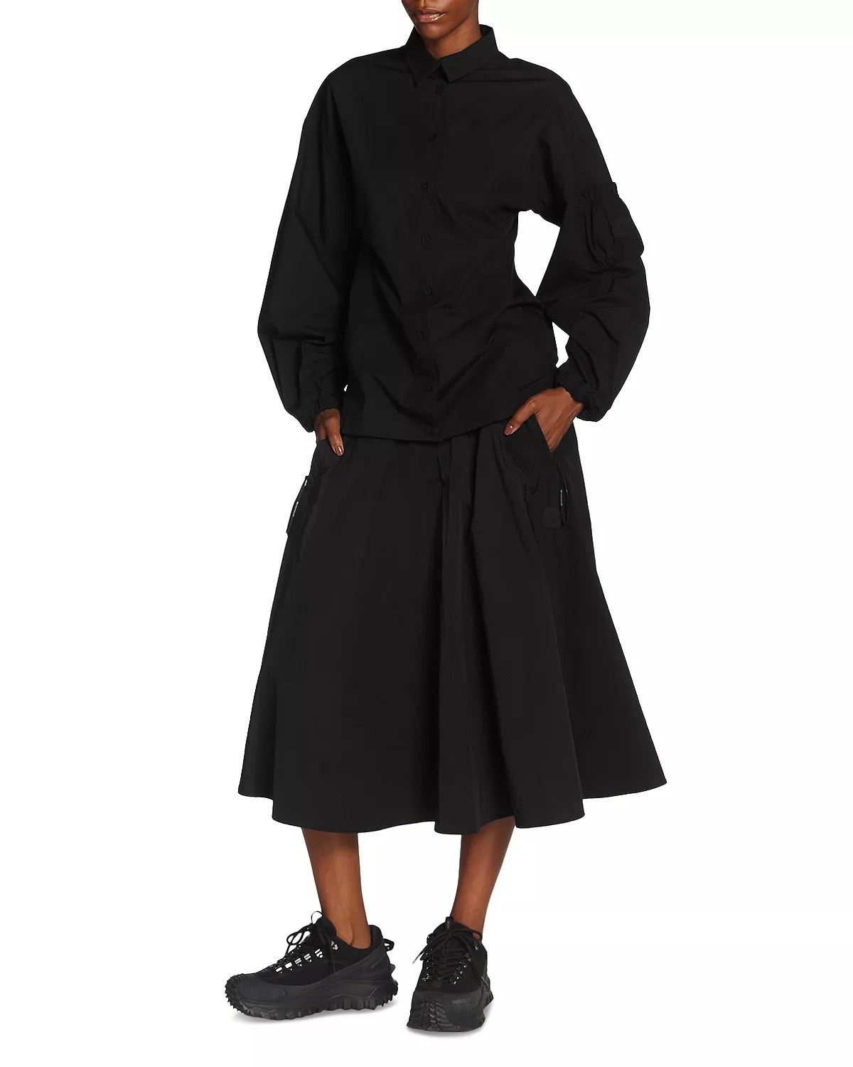 Belted A Line Skirt - 2
