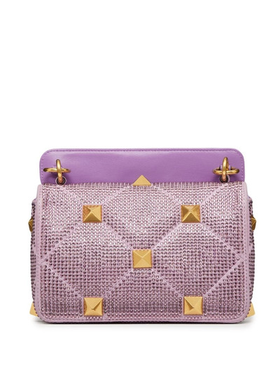 Valentino Roman Stud rhinestone-embellished shoulder bag outlook