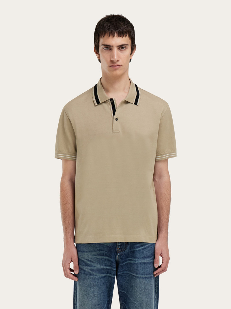 FERRAGAMO Short sleeve polo shirt outlook