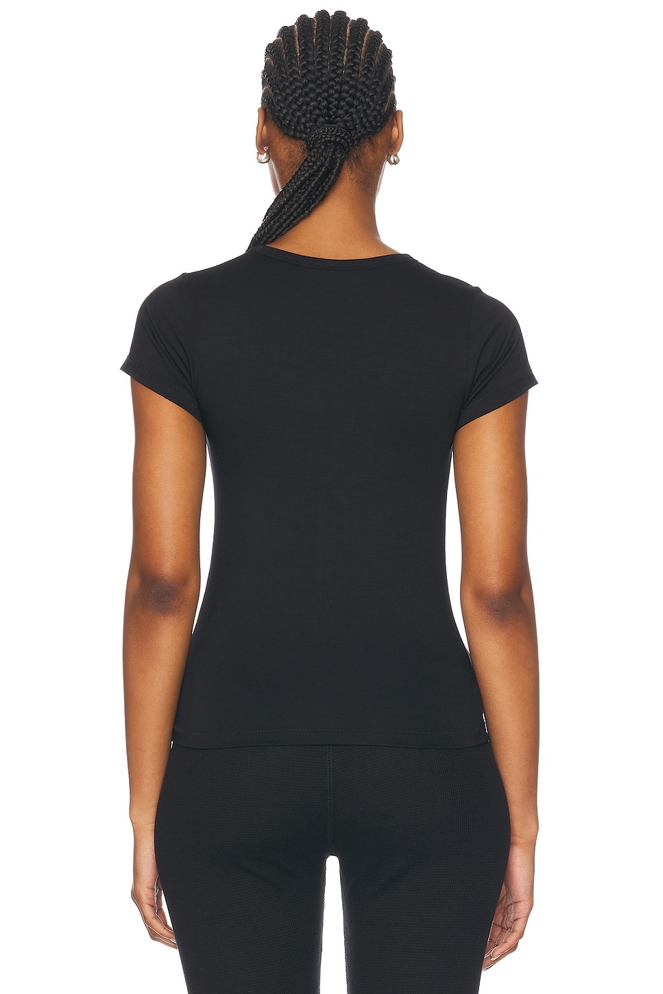 Fitted Crewneck Short Sleeve T-Shirt - 3