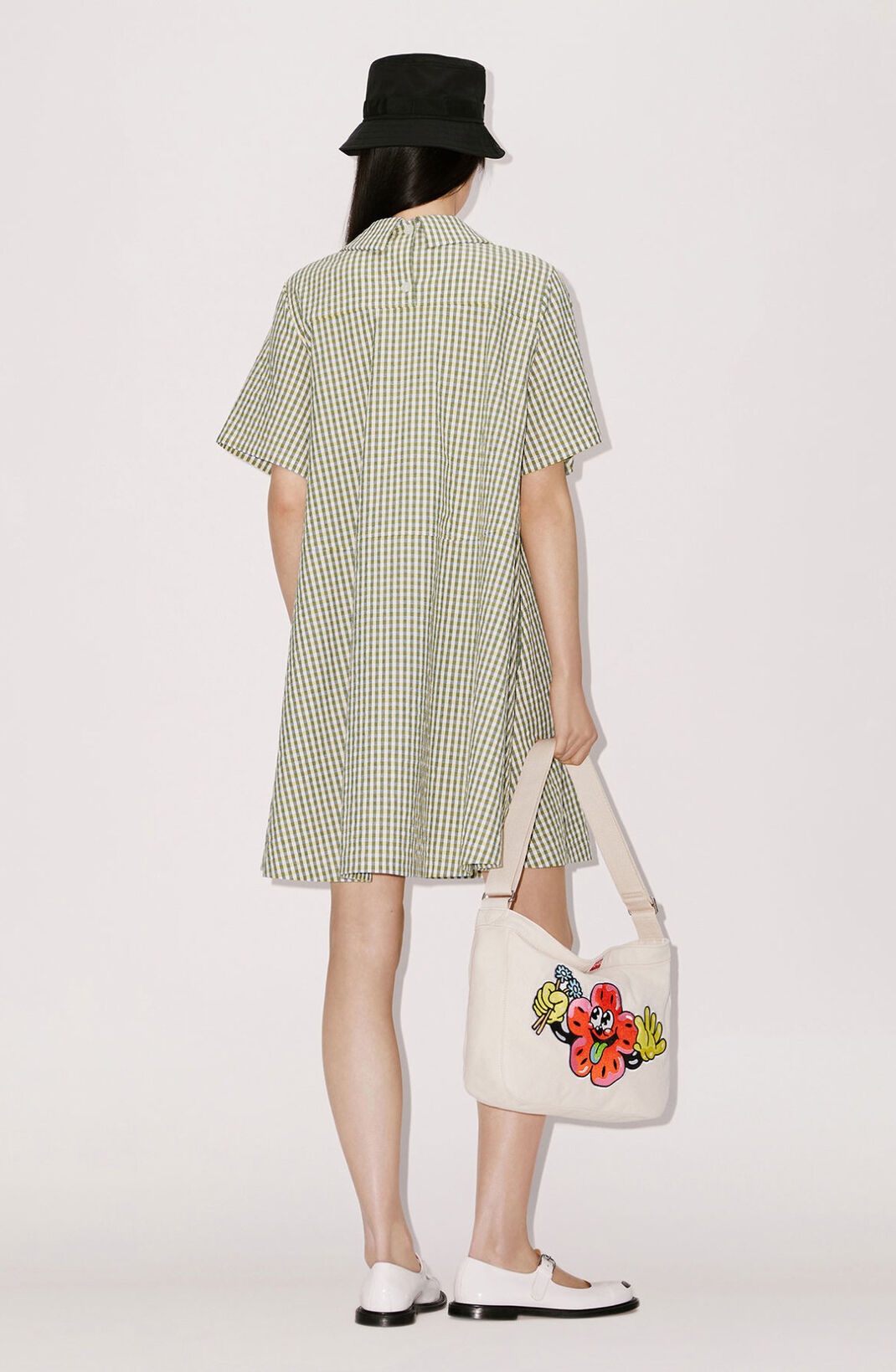 Gingham babydoll dress - 3