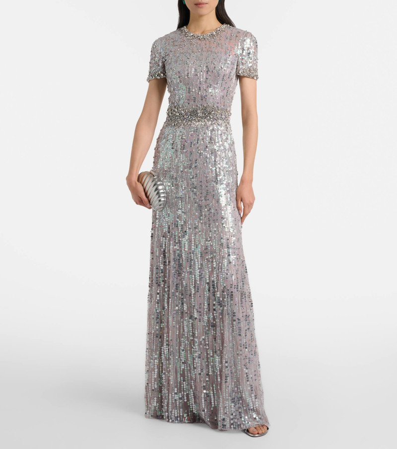 JENNY PACKHAM Celeste embellished gown outlook