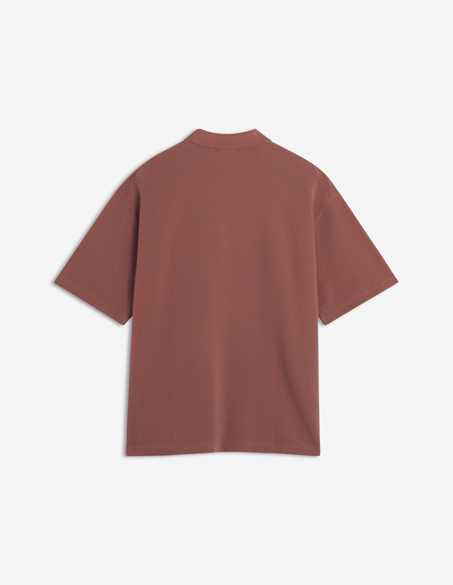 BOLD FOX HEAD PATCH OVERSIZE POLO - 5