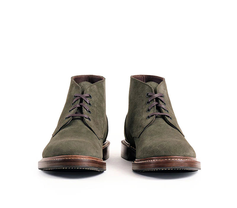 LK-022 Steadfast Chukka Boot Japanese Suede Olive - 2