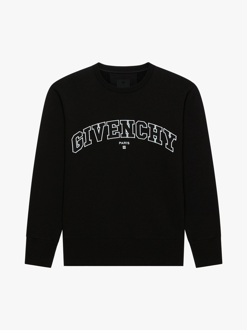 GIVENCHY COLLEGE SLIM FIT SWEATSHIRT IN FLEECE 1