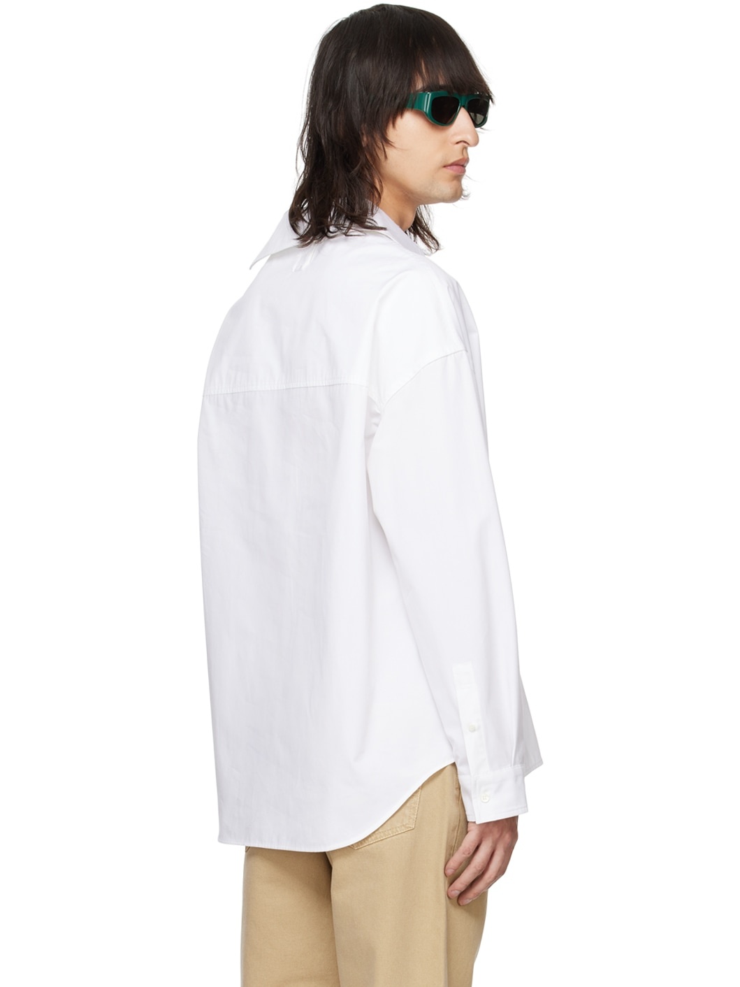 White Les Sculptures 'La chemise Cuadro' Shirt - 3