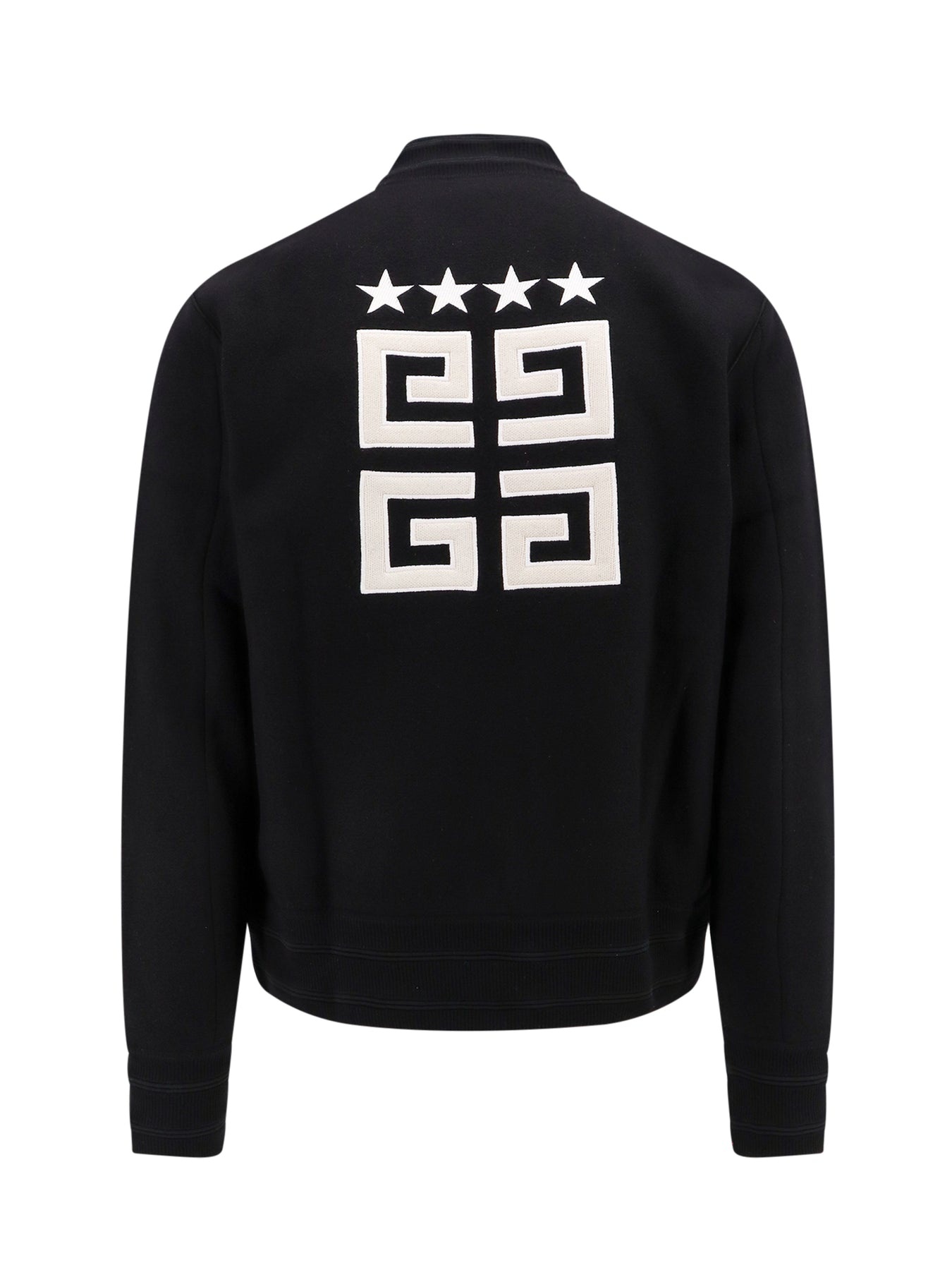 Wool sweatshirt with back 4G logo - 2