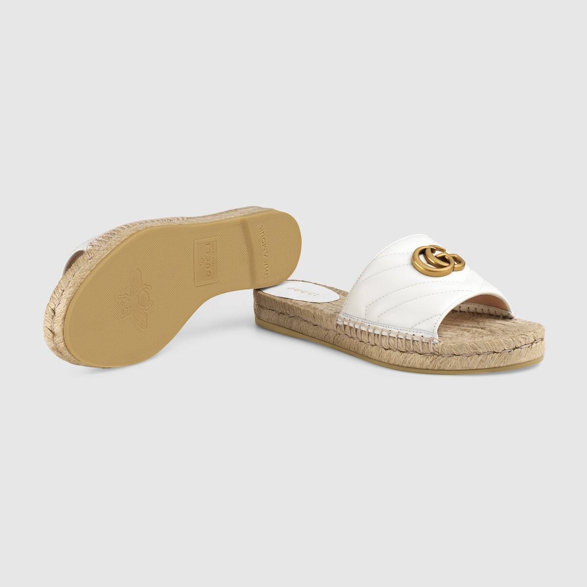 Leather espadrille sandal - 5