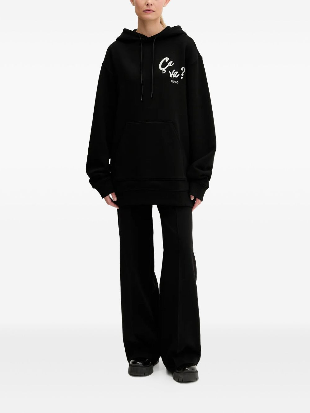 graphic-print hoodie - 2