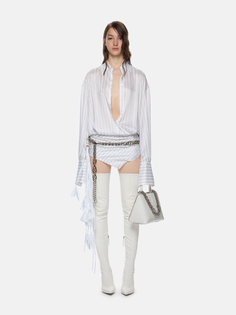 THE ATTICO ''MONDAY'' WHITE TOP HANDLE outlook