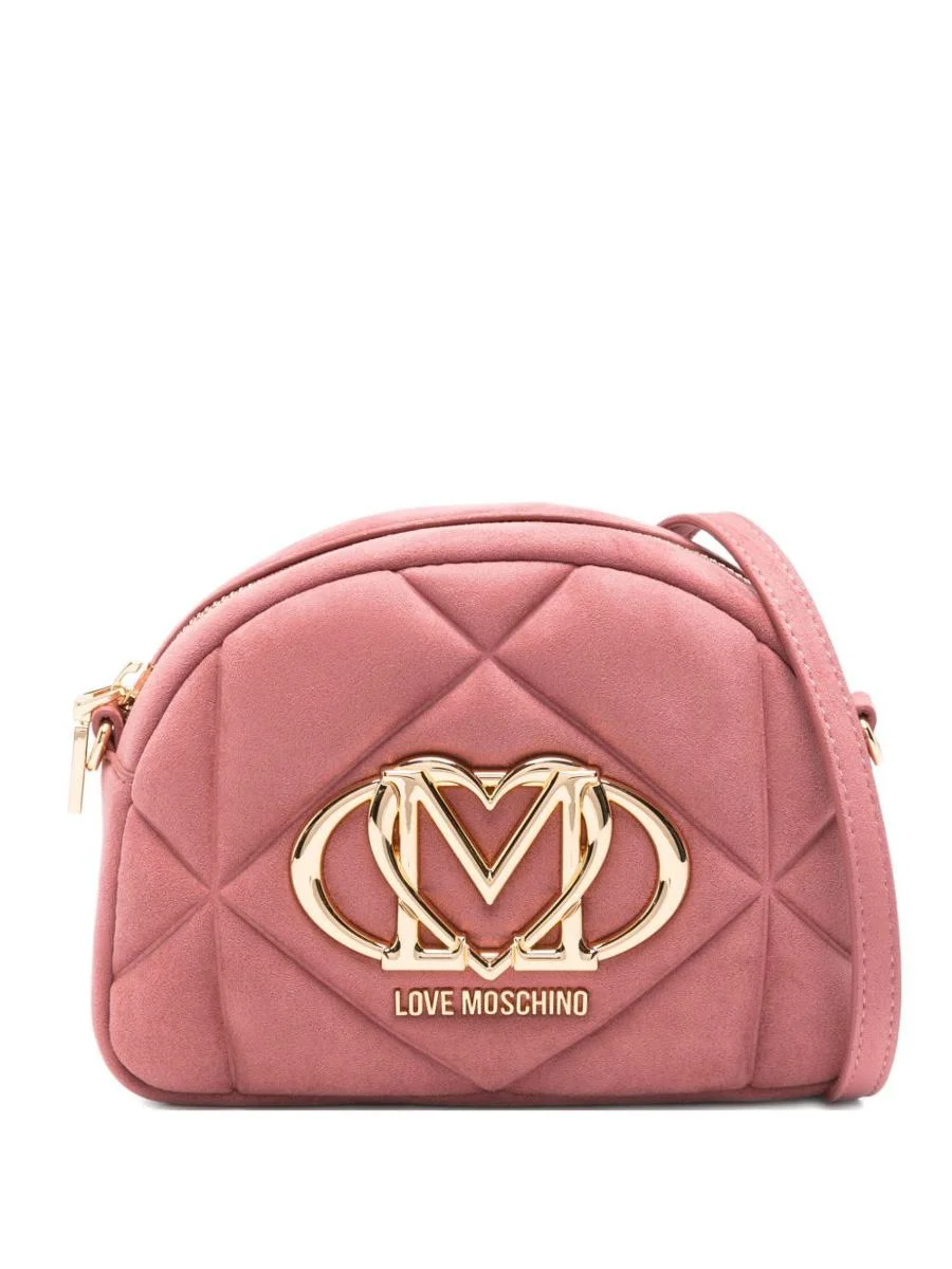 Love Moschino Pink Quilted Crossbody Bag - 1