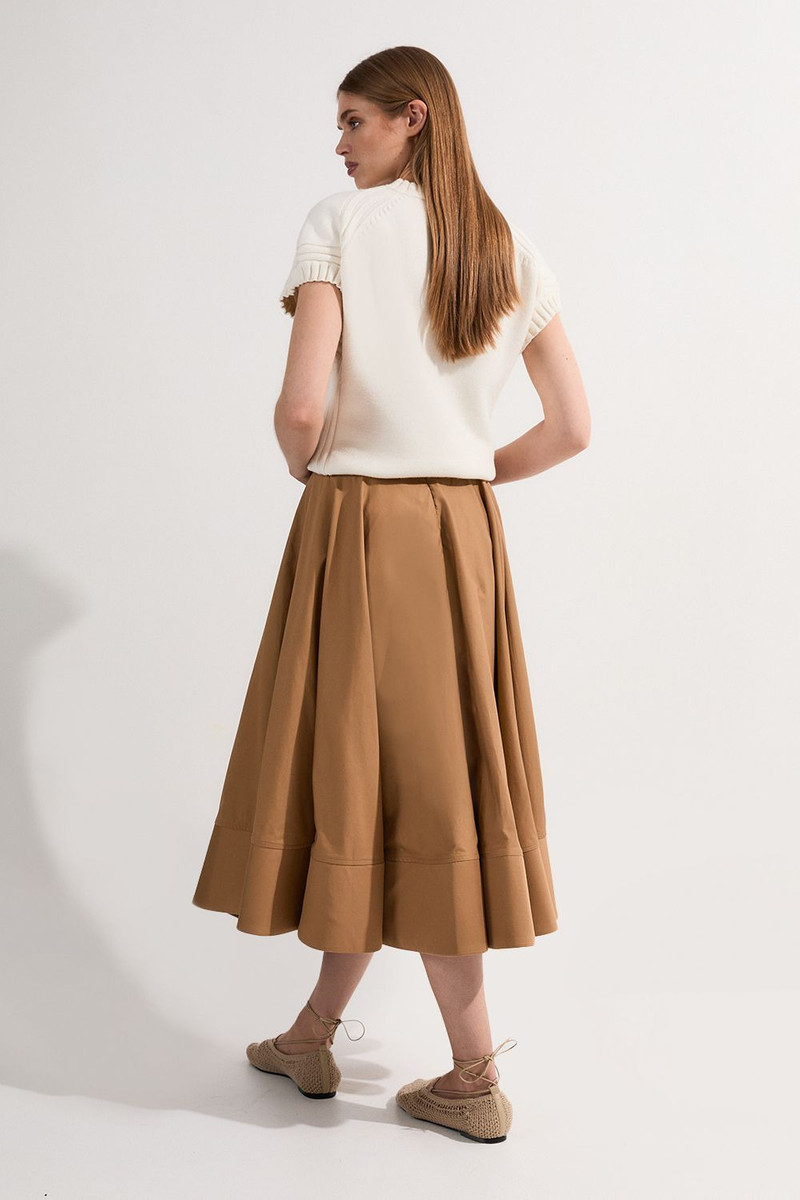 Cotton Tailored Full Skirt 5