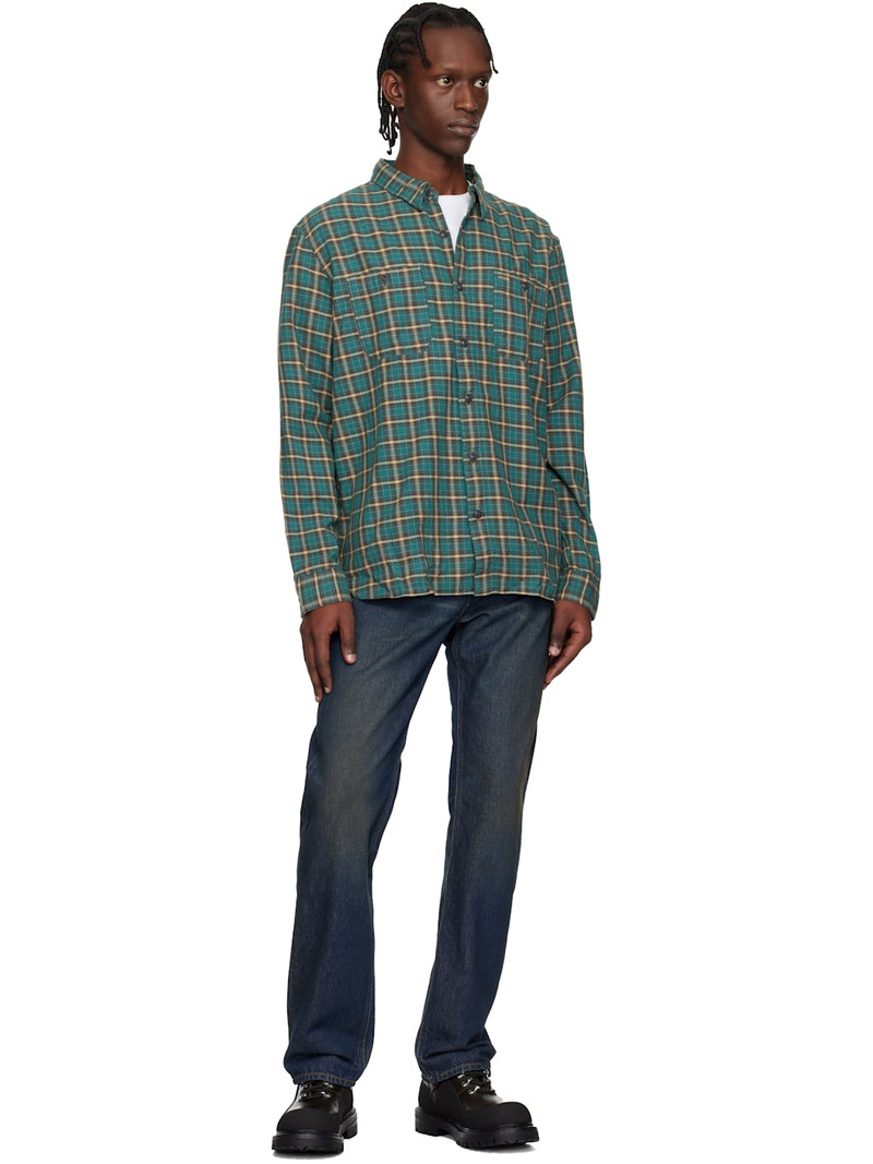 RRL by Ralph Lauren Blue Flannel Shirt outlook
