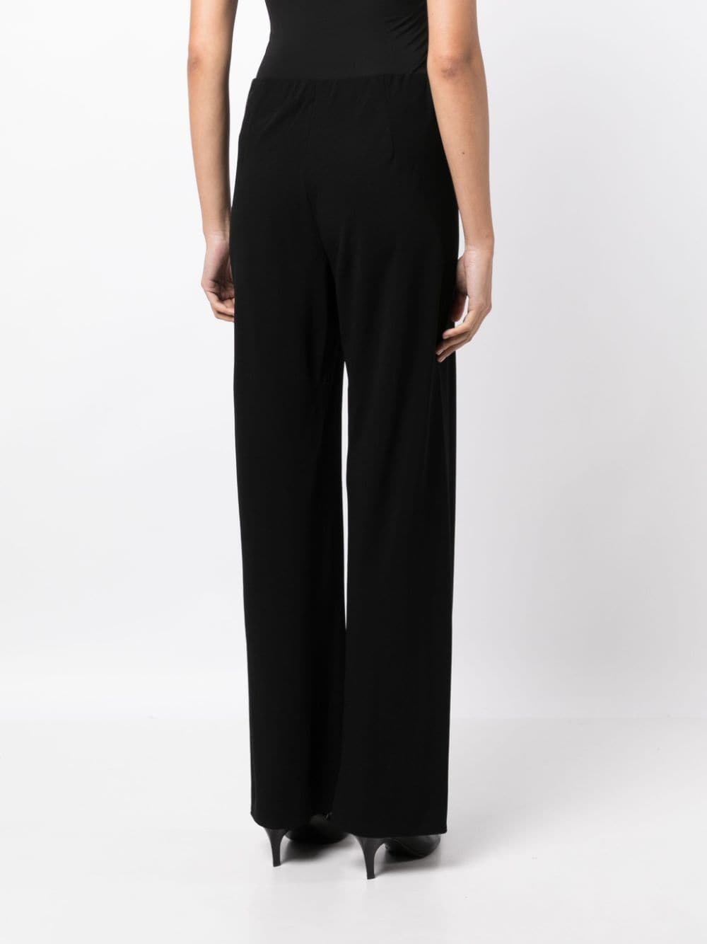 high-waist straight-leg trousers - 4