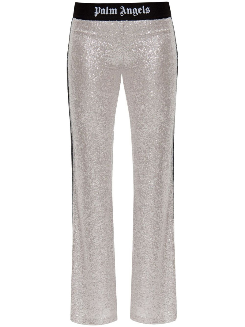 sequin-embellished trousers 1