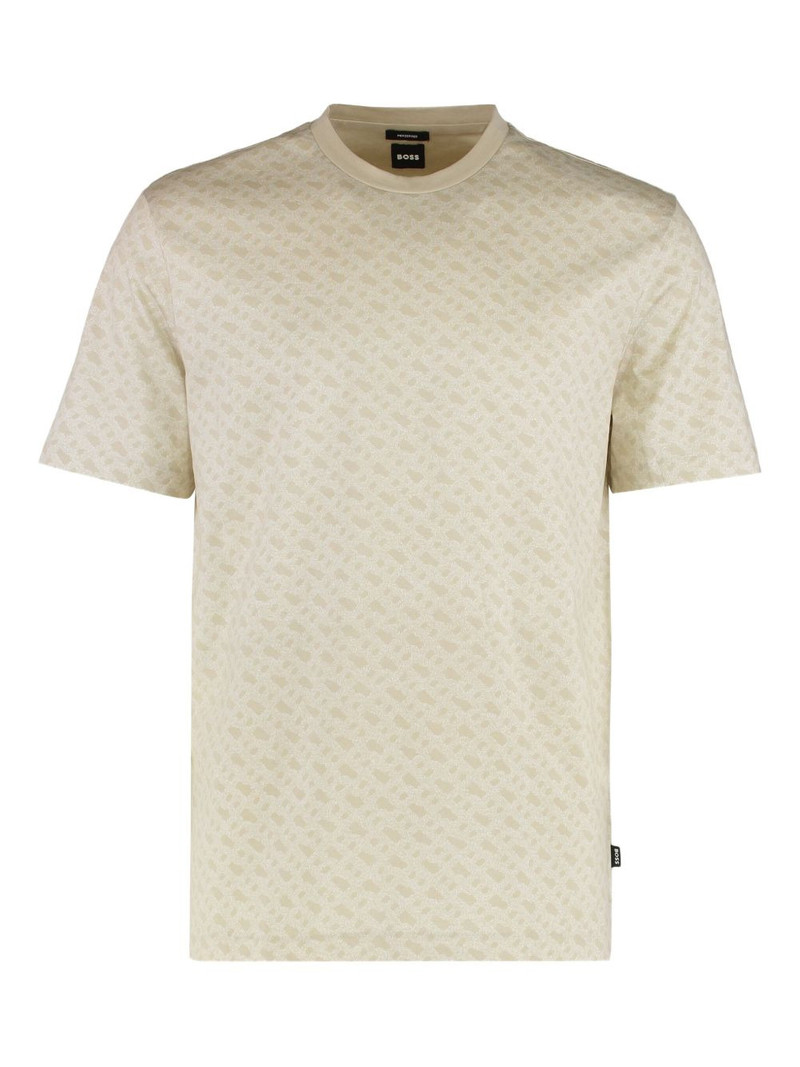 logo-print crew-neck T-shirt 1