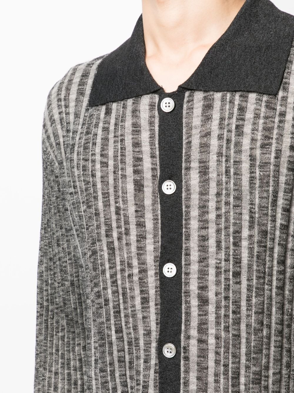 long-sleeved polo shirt - 5