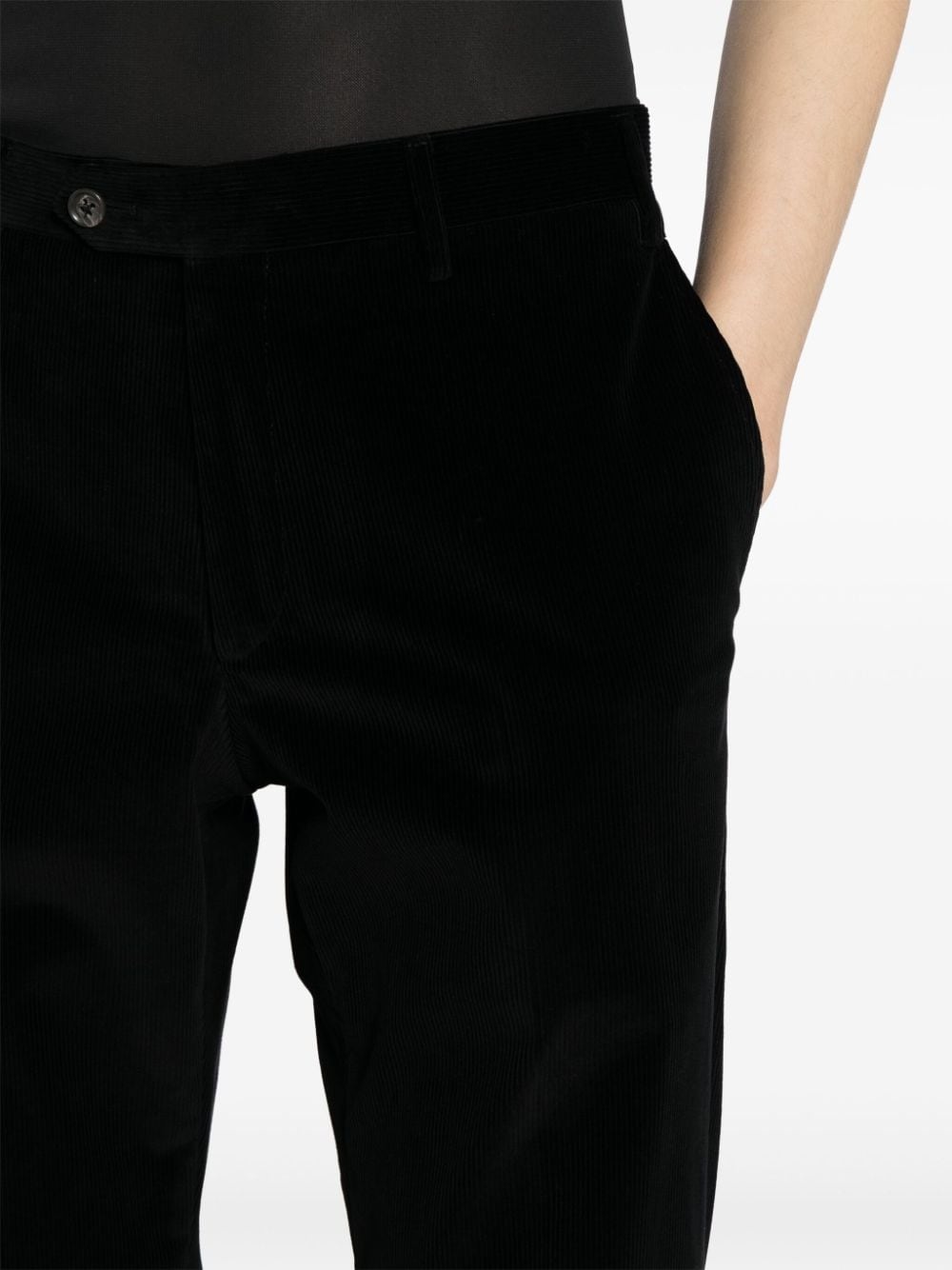 corduroy slim-fit chinos - 5