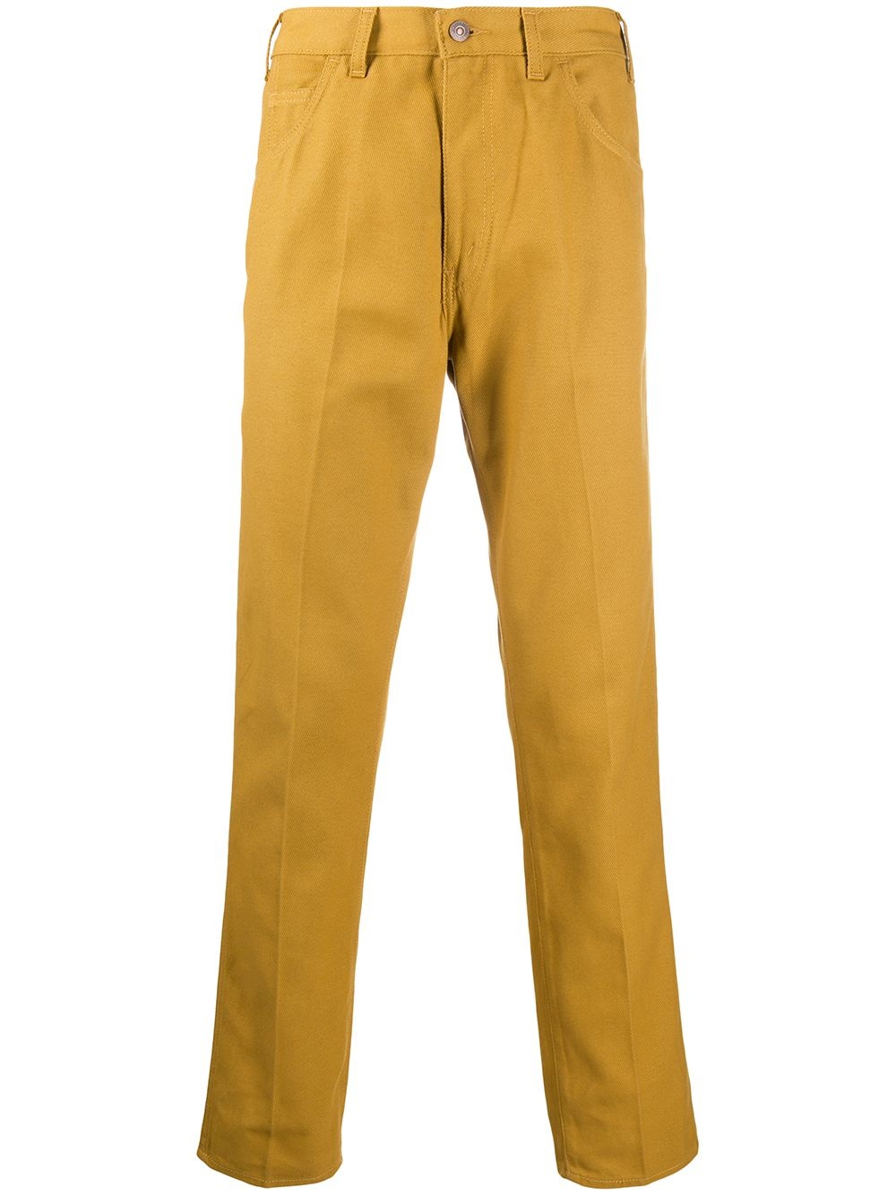 five pocket straight-leg trousers - 1