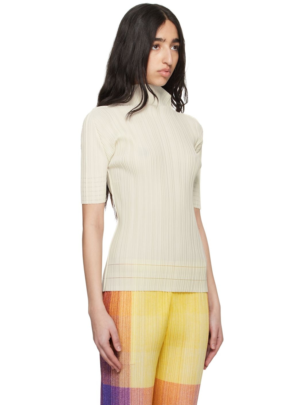 Off-White Soft Pleats Turtleneck - 2