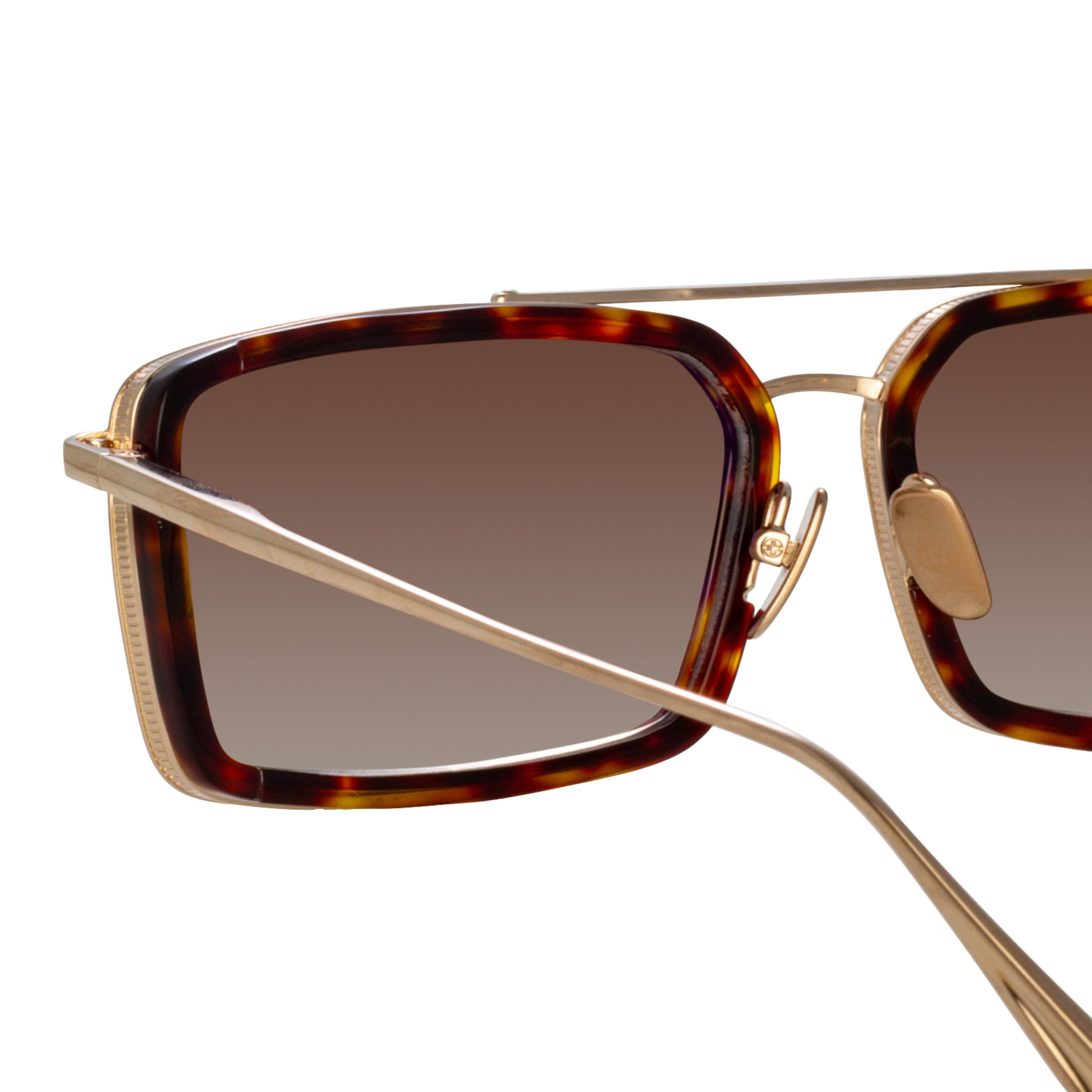 Men's Cassia Sunglasses in Light Gold - 8