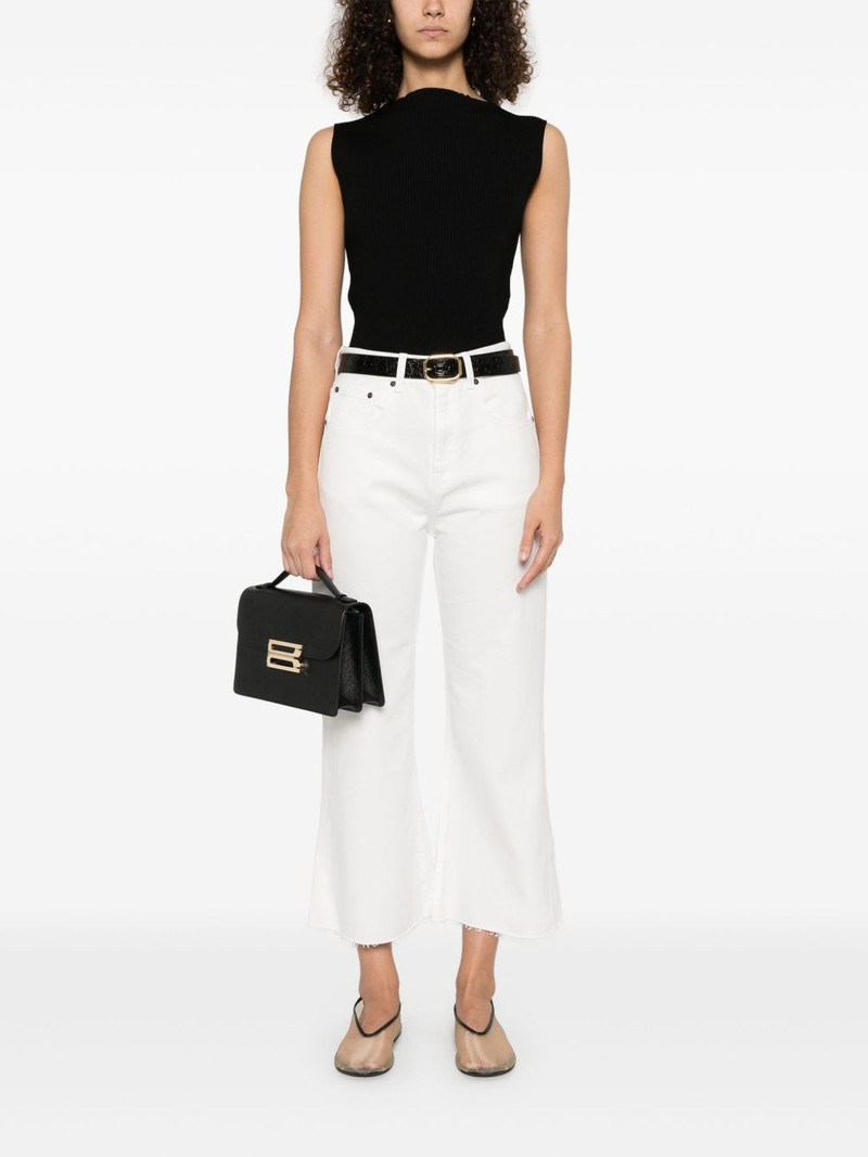 Victoria Beckham logo-patch jeans outlook