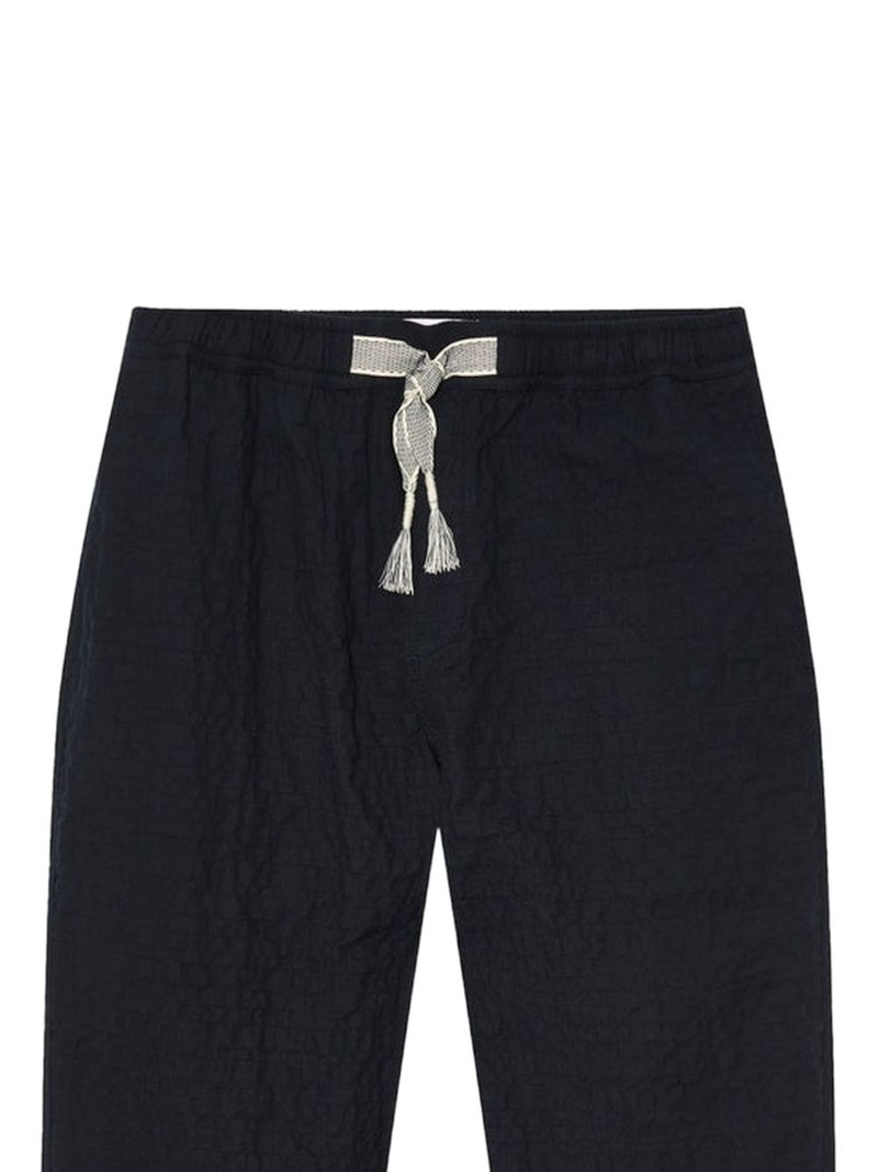 ORLEBAR BROWN Sonoran drawstring-detail textured cotton trousers outlook