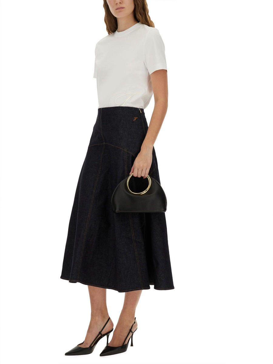 Jacquemus Women T-Shirt With Embroidered "J" - 2
