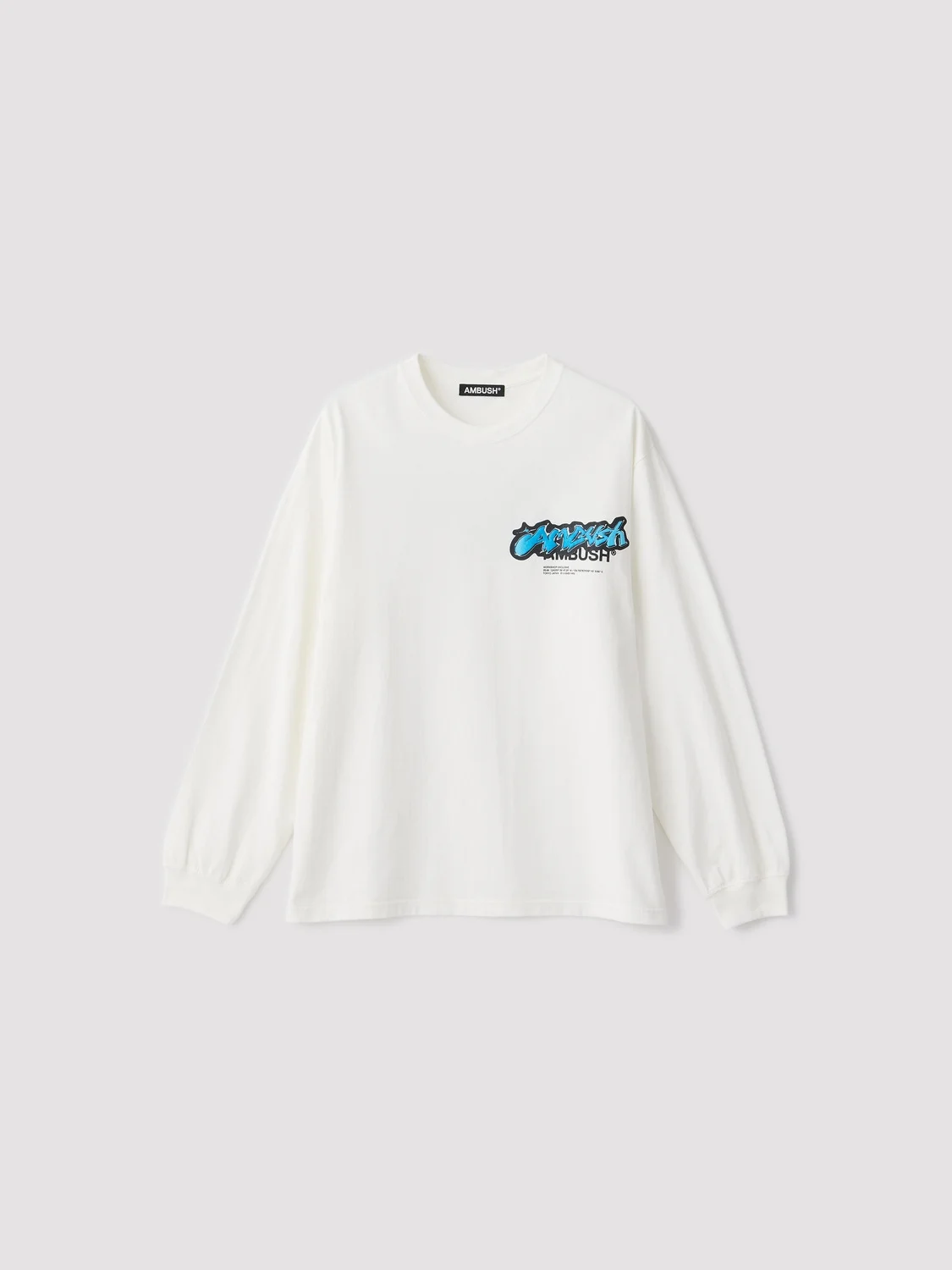 STICKER LOGO L/S T-SHIRT - 1
