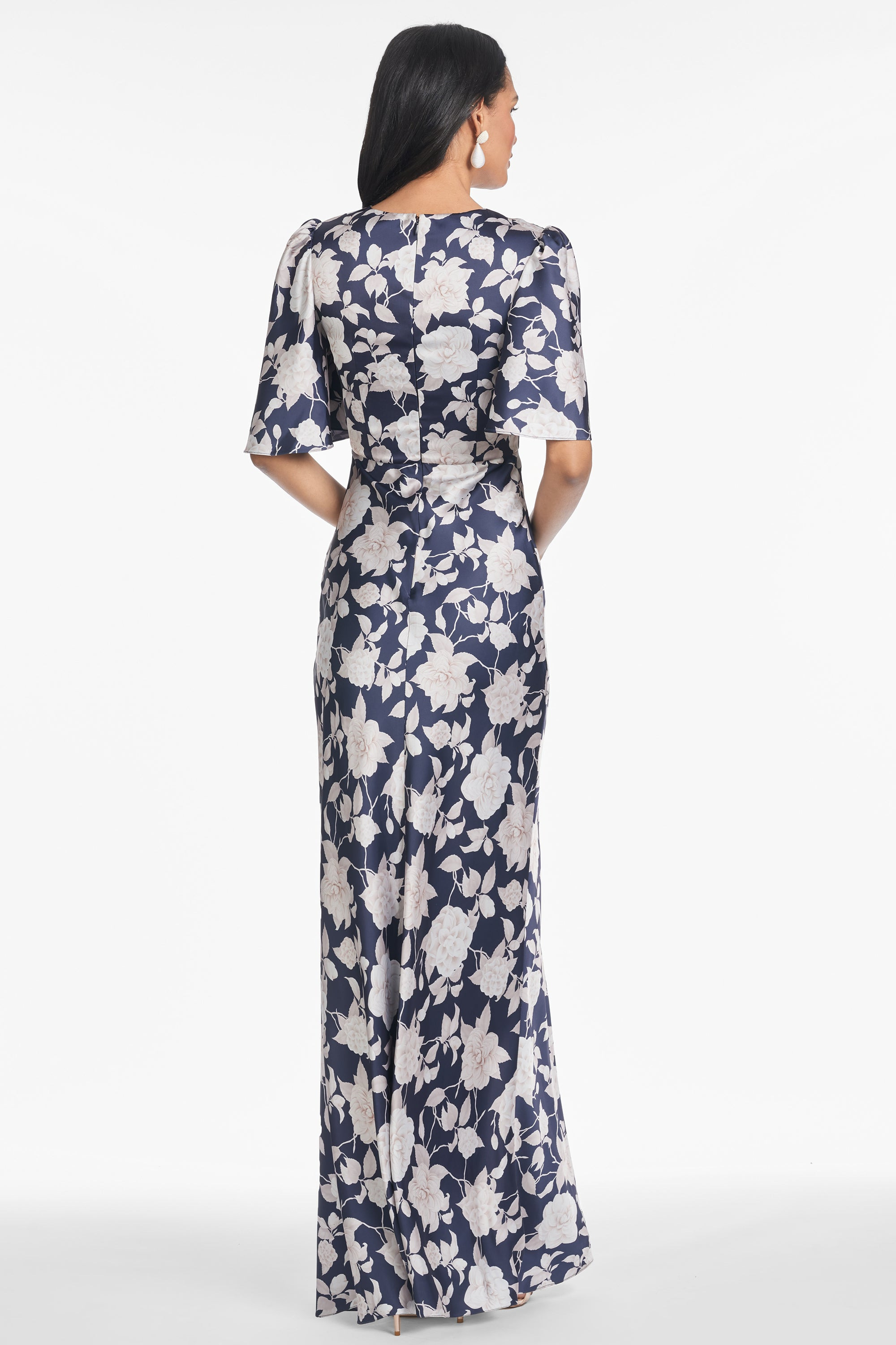 MAE GOWN - ALABASTER BEGONIA - 3
