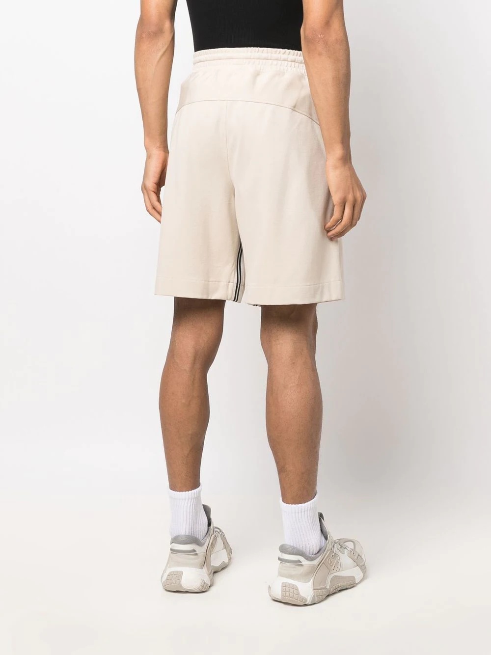 side-stripe track shorts - 4