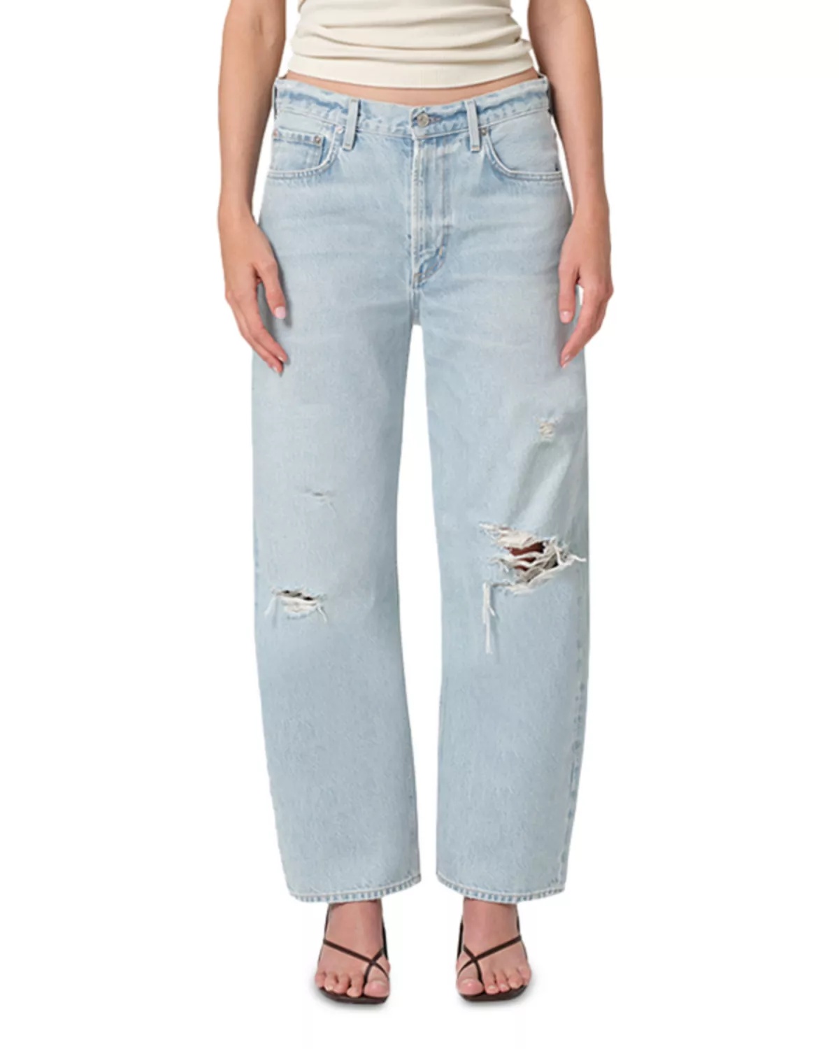 Miro High Rise Relaxed Jeans in Liri - 7