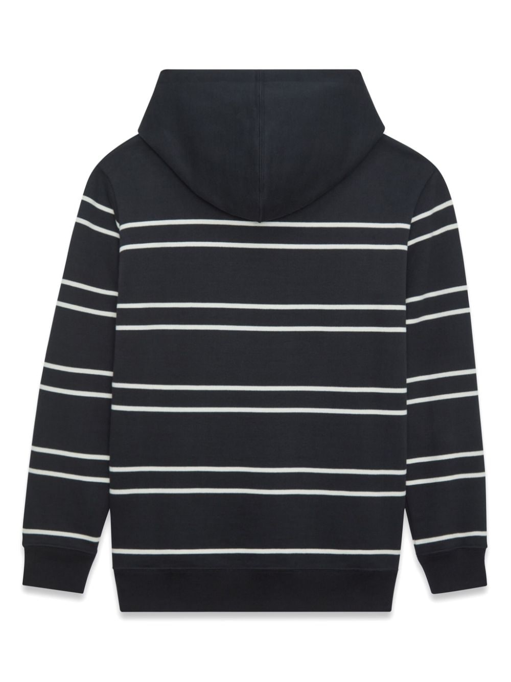 striped cotton hoodie - 2