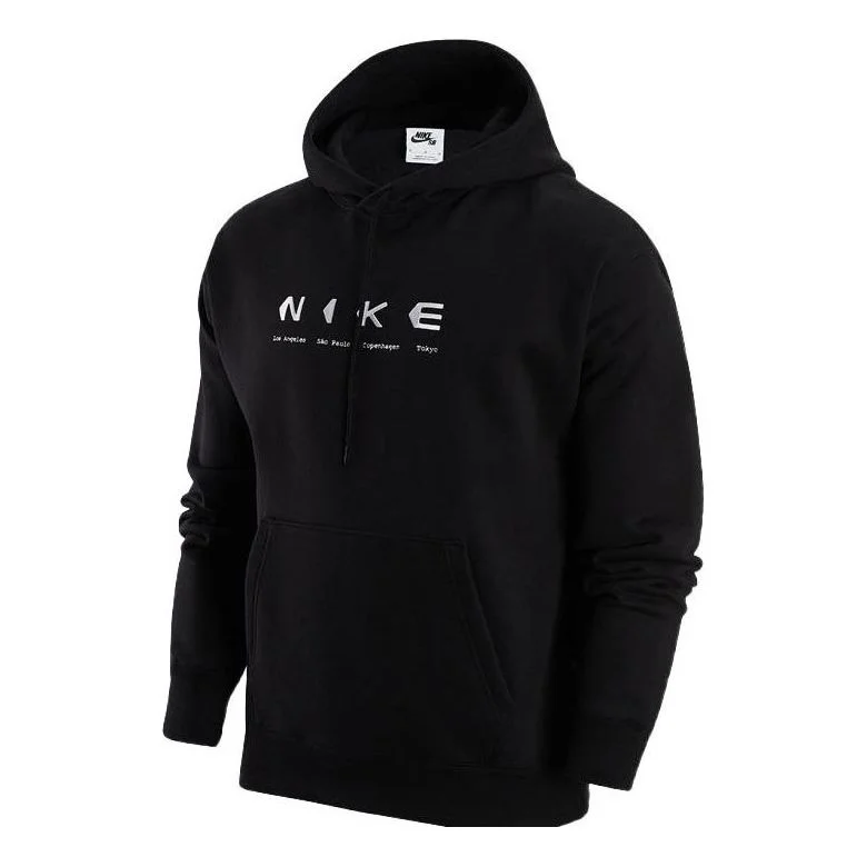 Nike SB Fleece Pullover 스케이트 까마귀 '블랙' DV9047-010 - 1