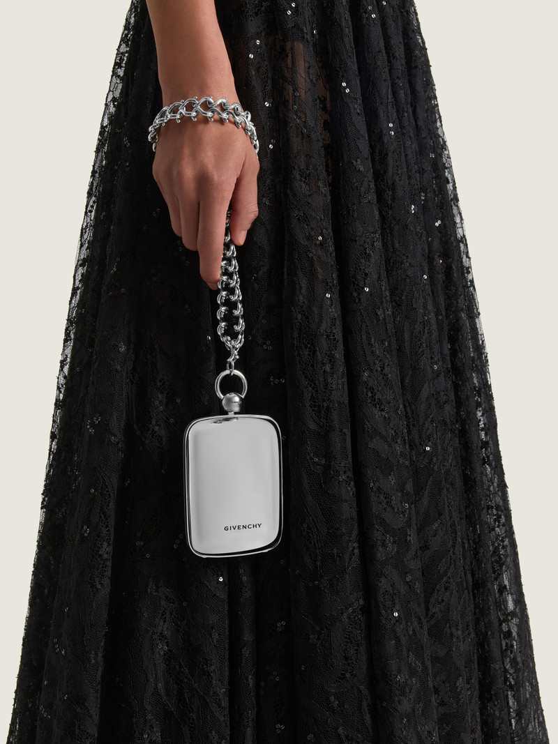 Givenchy MICRO EVENING CLUTCH IN METAL LEATHER WITH CHAIN outlook