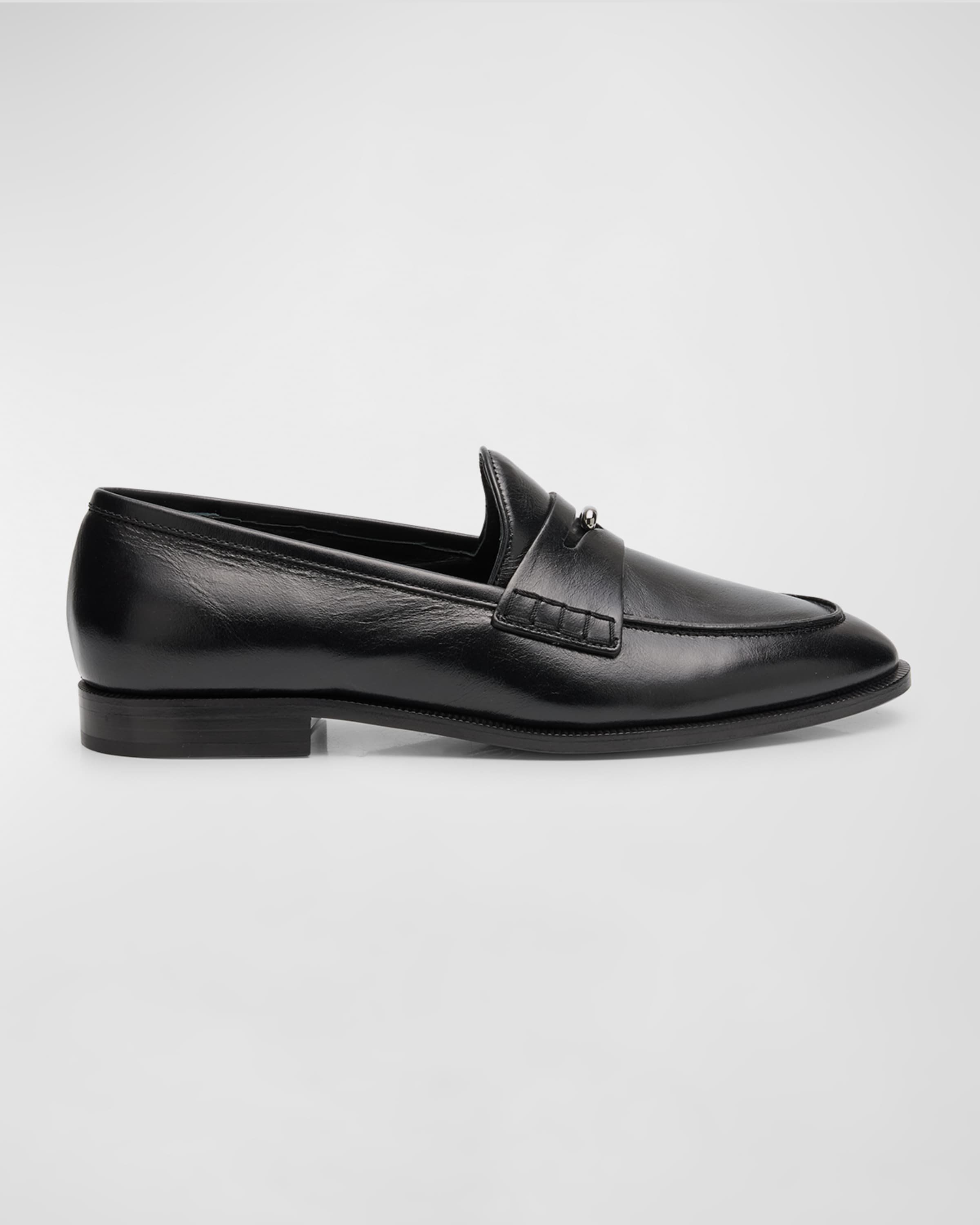 Men's Archiel Leather Penny Loafers - 1