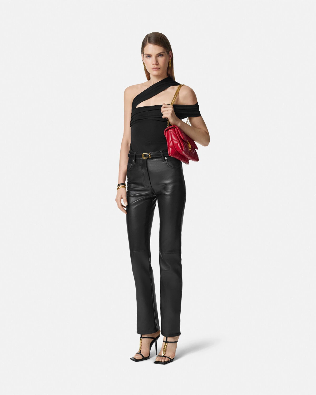One-Shoulder Gathered Top - 2