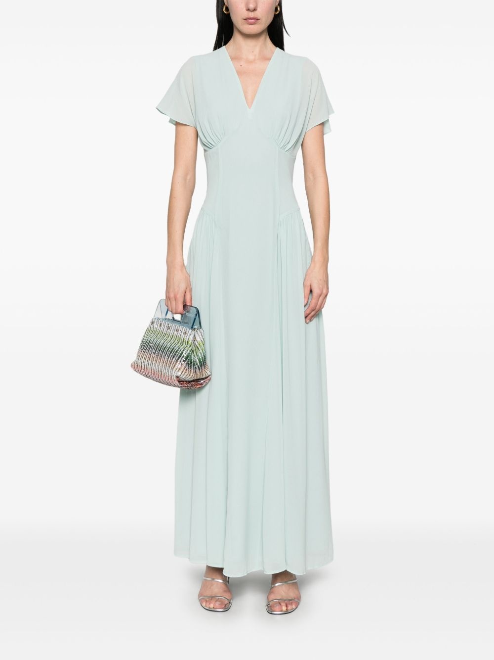 V-neck maxi dress - 2