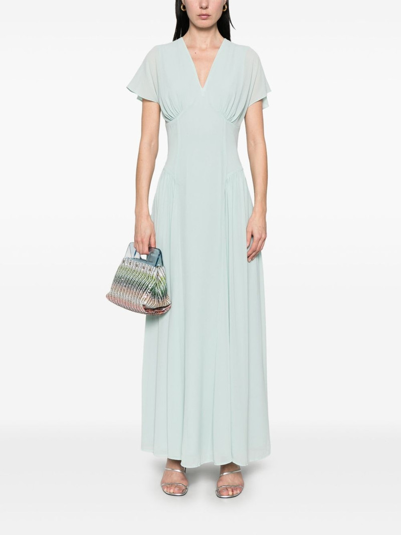 ROTATE V-neck maxi dress outlook