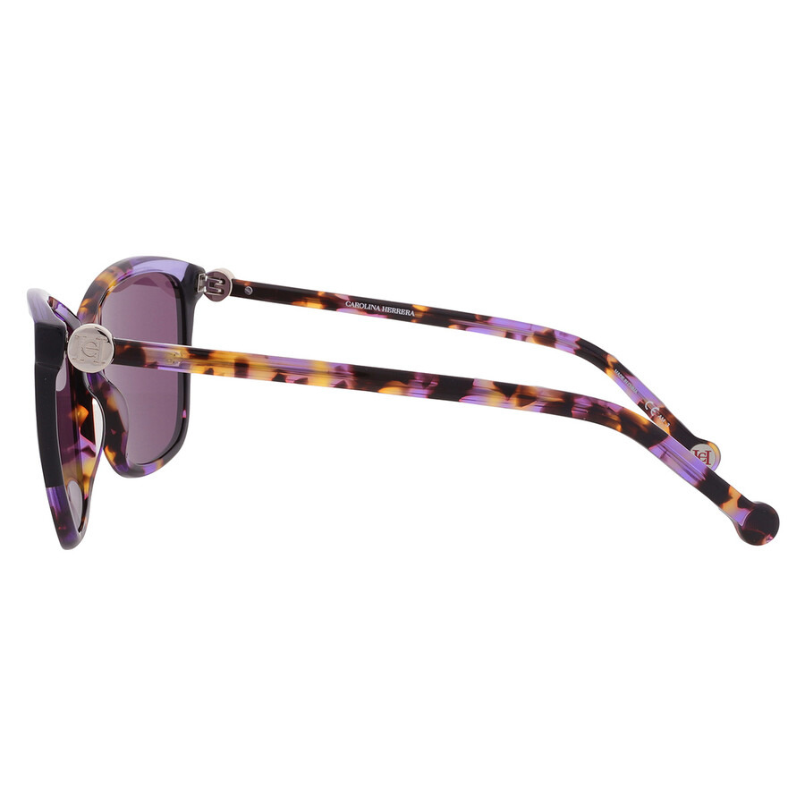 Carolina Herrera Violet Butterfly Ladies Sunglasses CH 0052/S 0F0T/UR 58 - 4