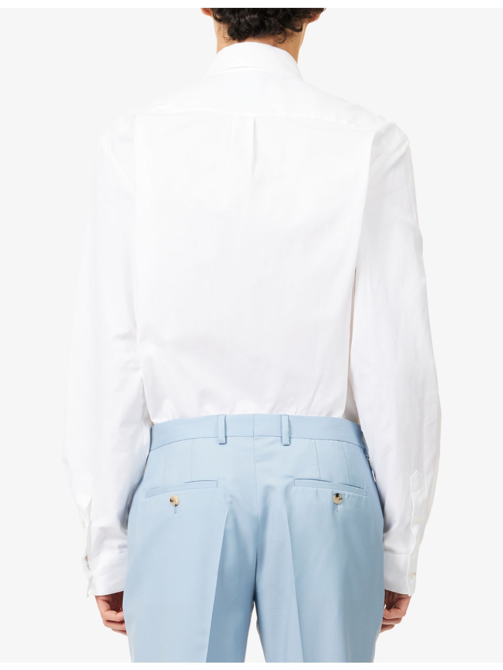 Casual-Fit Long-Sleeves Cotton Shirt - 4