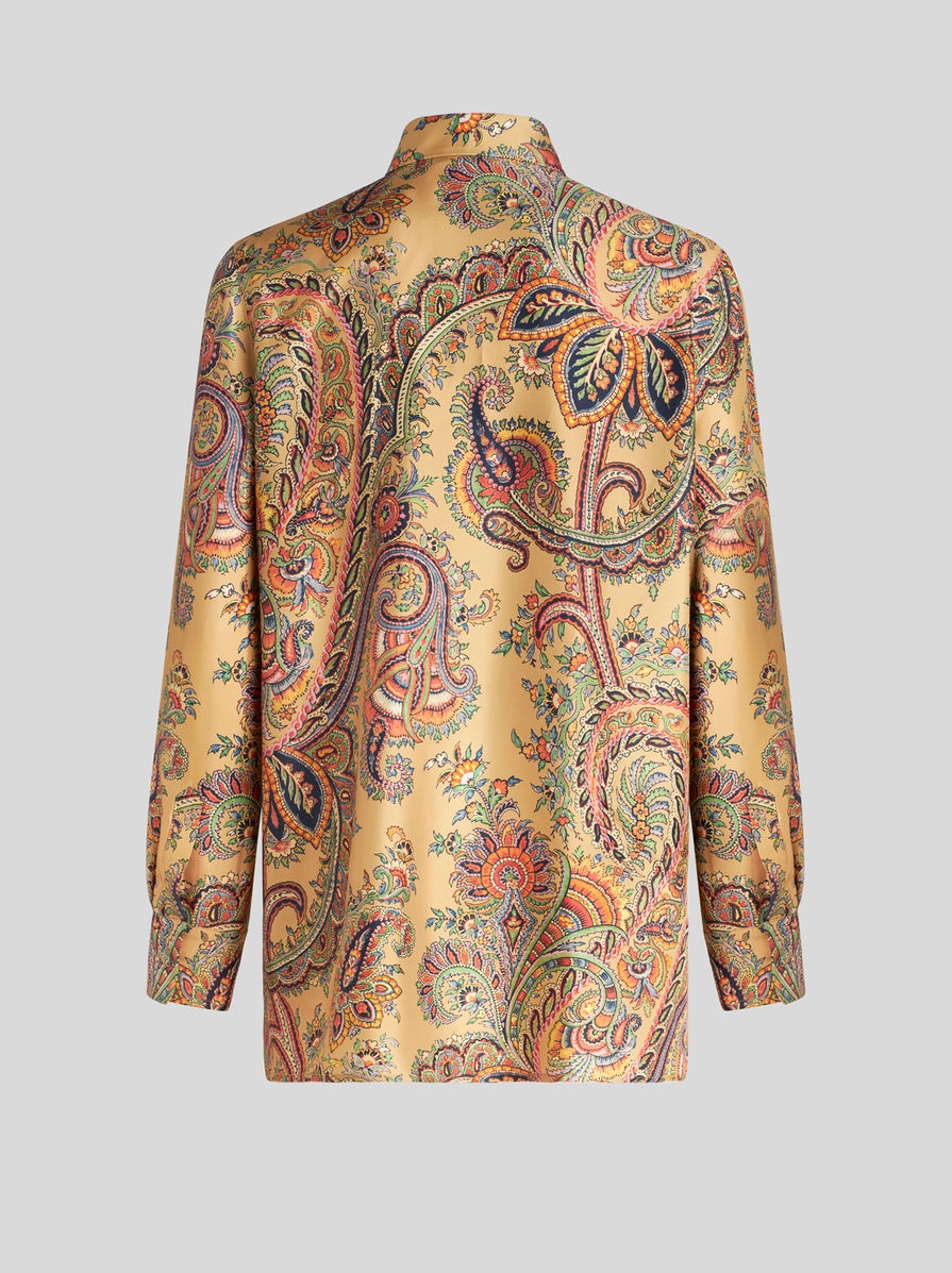 SILK SHIRT WITH PAISLEY PATTERN - 2