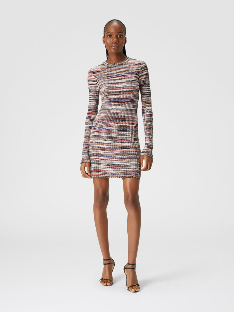 Missoni Ribbed wool and viscose slub mini-dress outlook