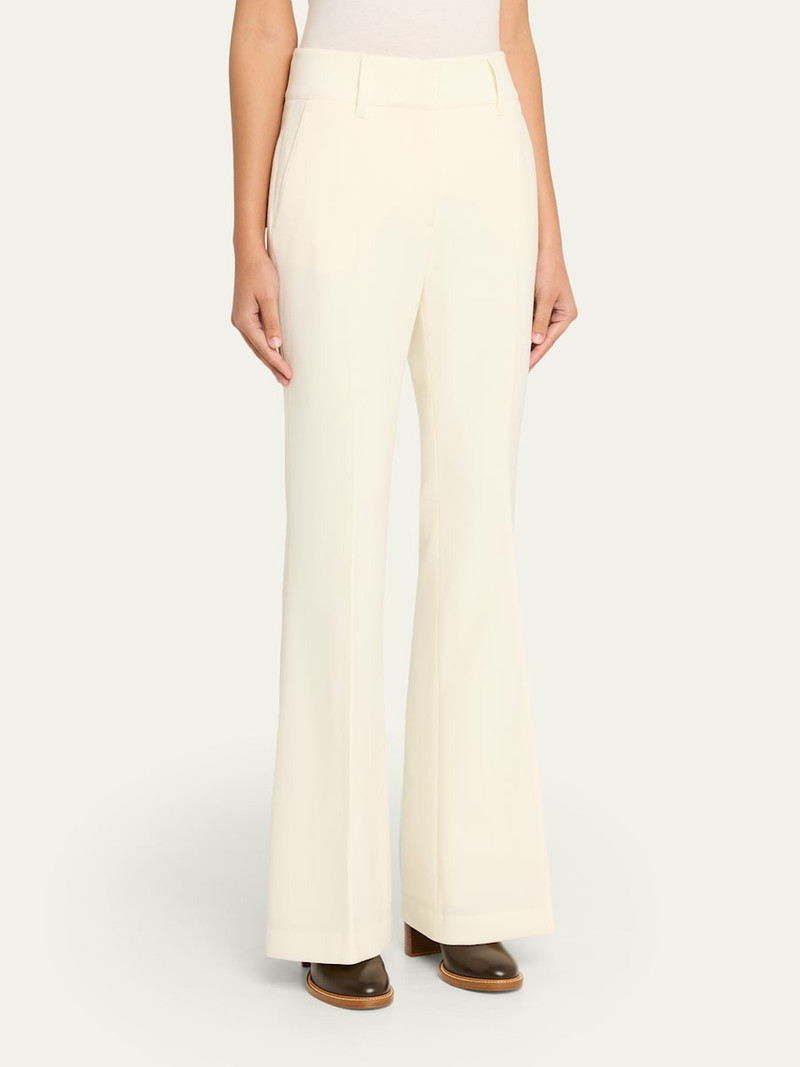 Rhein Flare-Leg Virgin Wool Pants 4