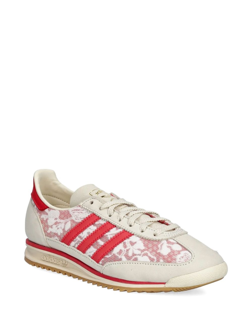 floral-lace sneakers - 2