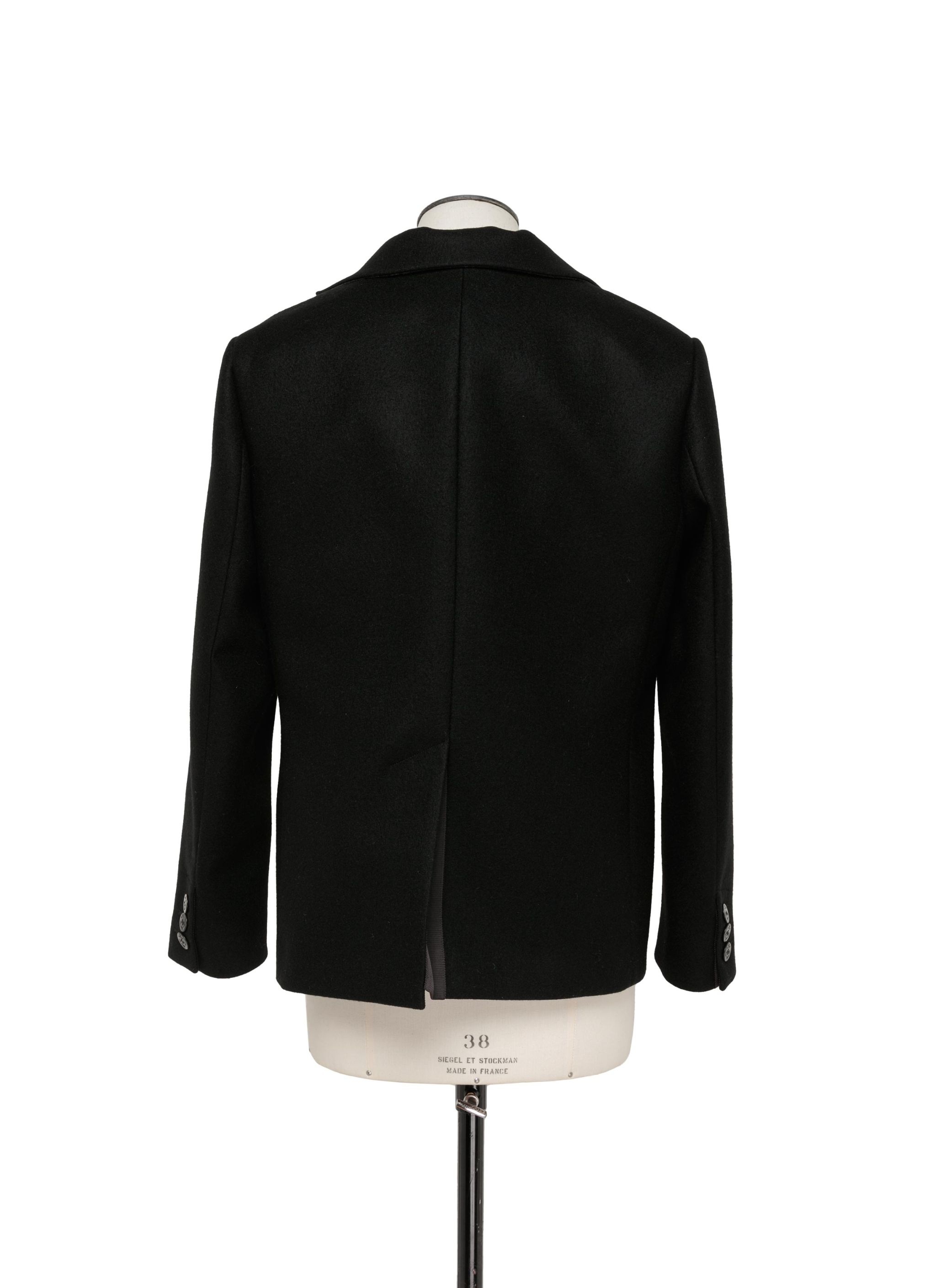 Wool Melton x Knit Cardigan - 3